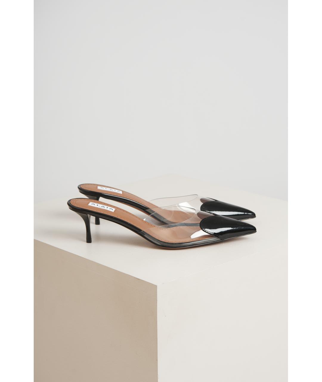 ALAIA Черные кожаные туфли, фото 2