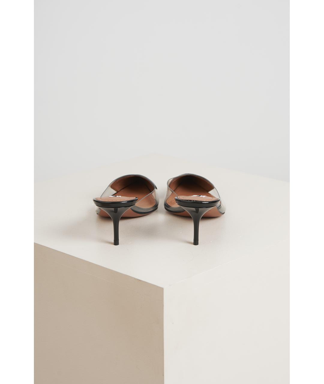 ALAIA Черные кожаные туфли, фото 3