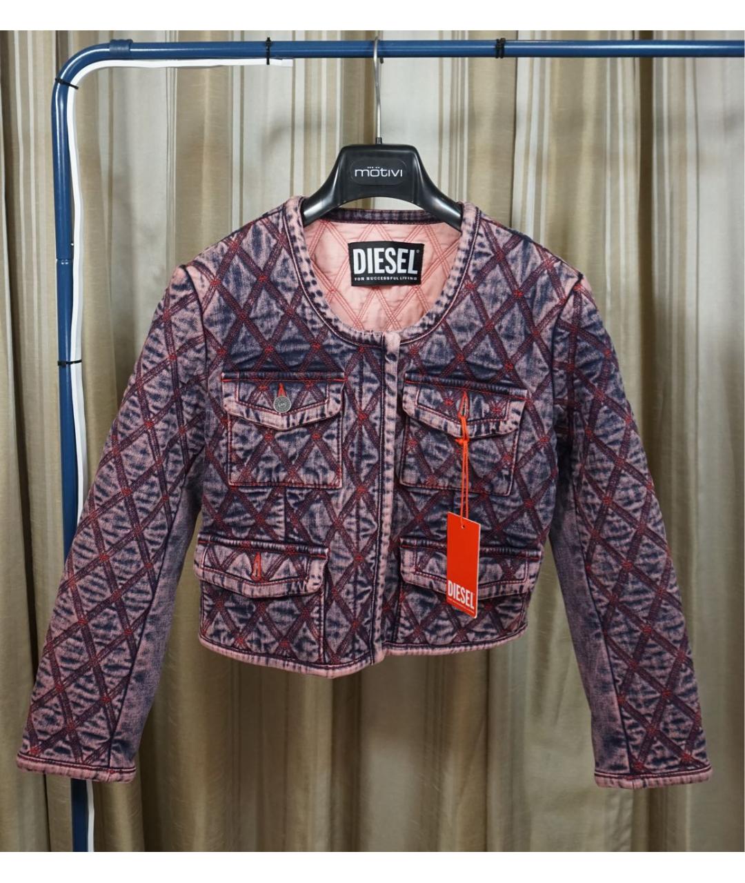 DIESEL Розовая деним куртка, фото 7