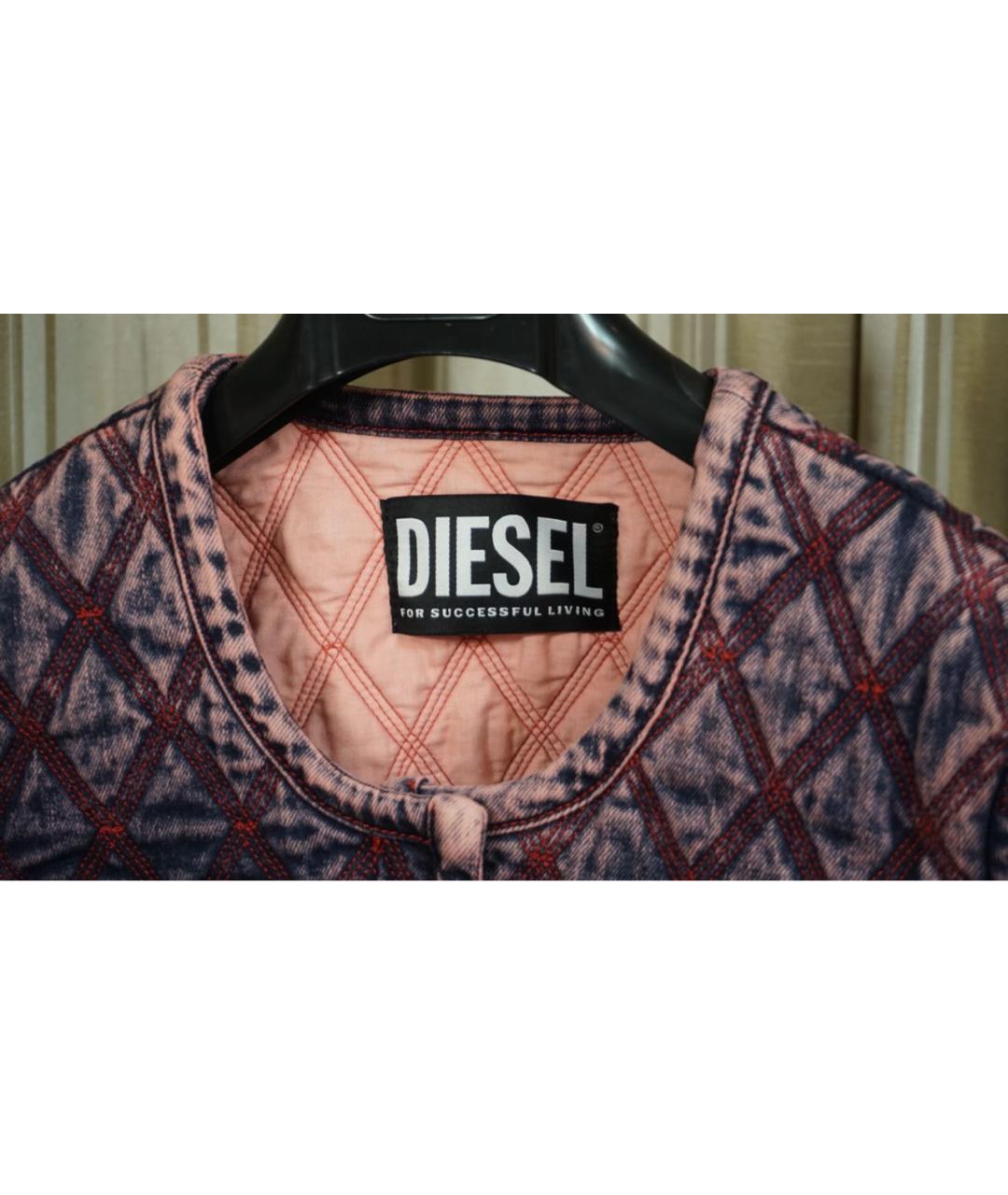 DIESEL Розовая деним куртка, фото 4