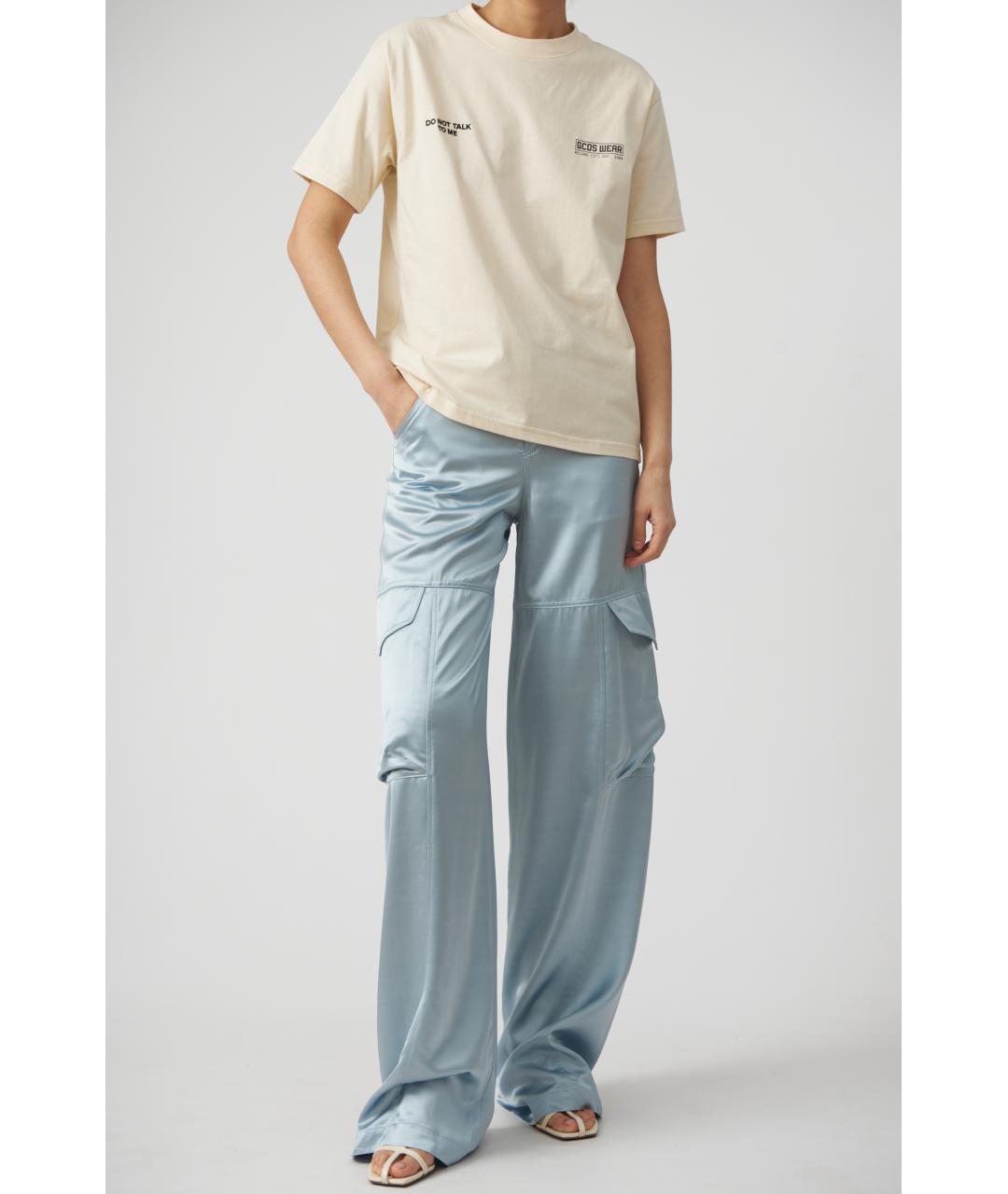 GCDS Белая хлопковая футболка, фото 2