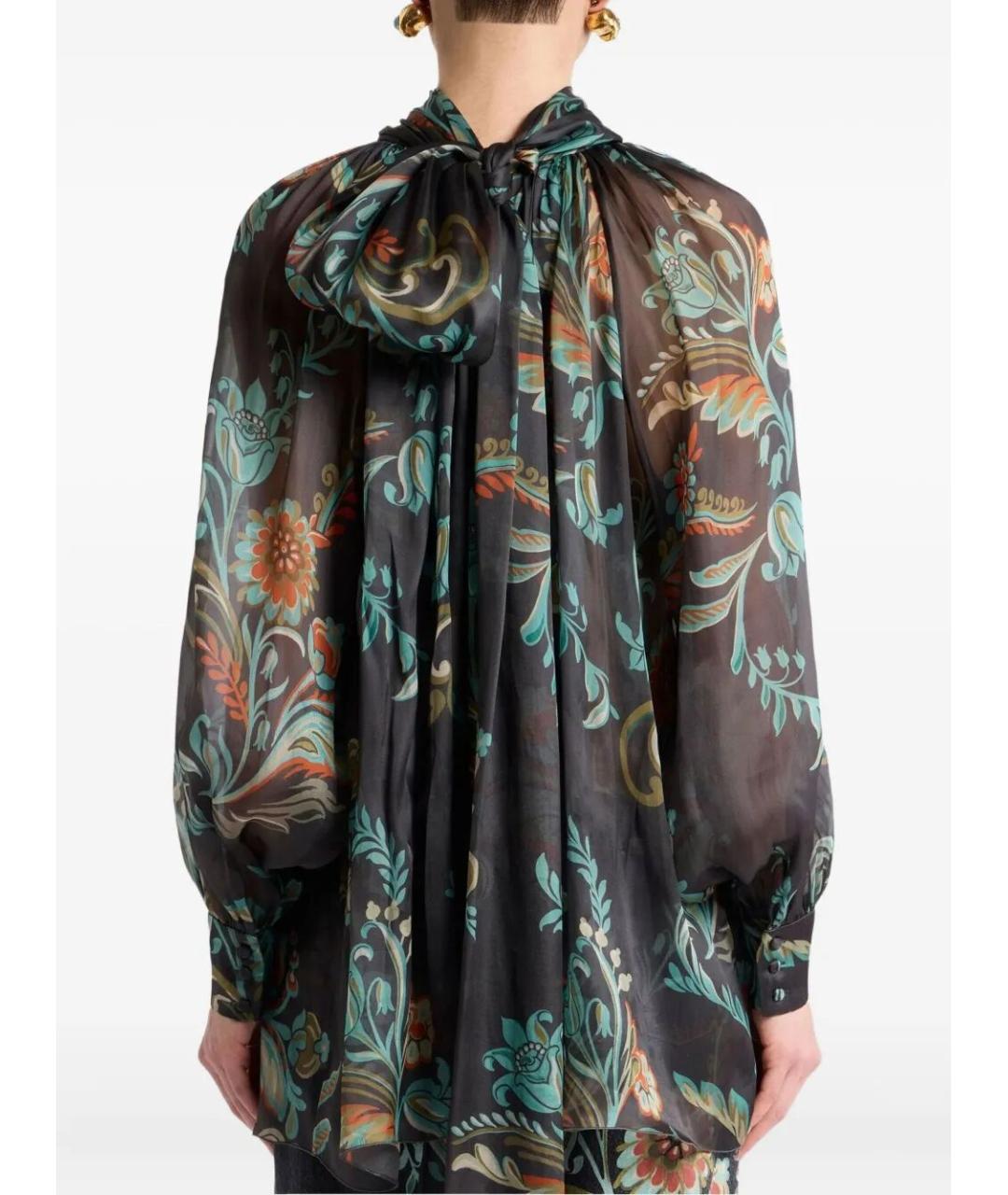ETRO Мульти шелковая блузы, фото 4