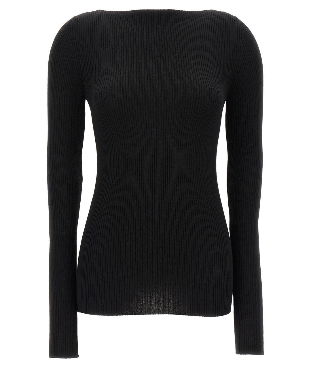 RICK OWENS Черный шерстяной джемпер / свитер, фото 1