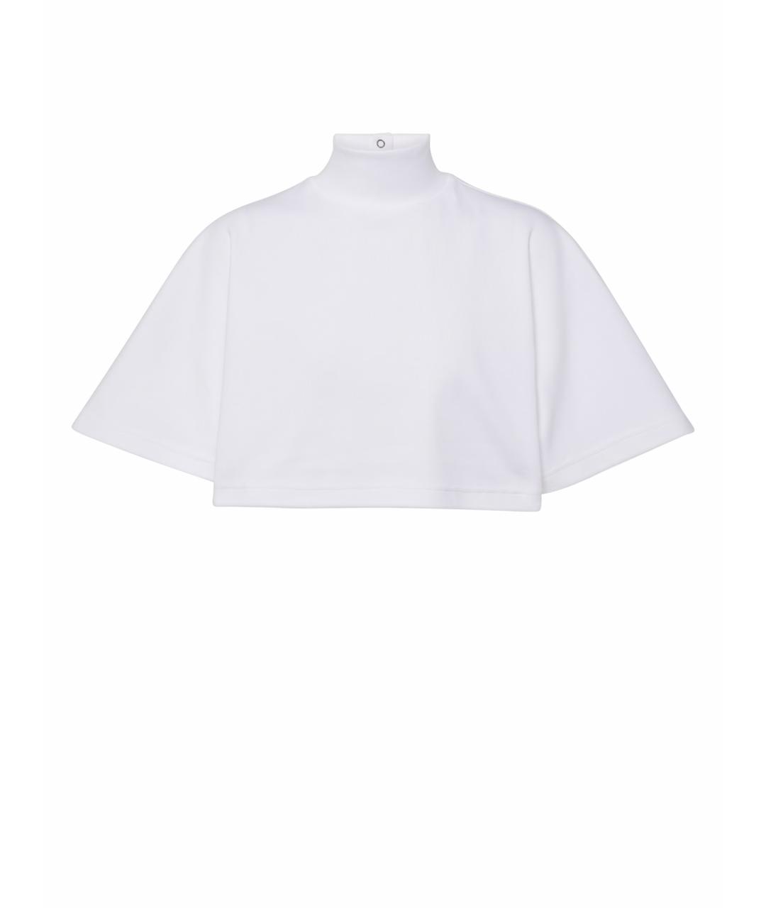 ALAIA Белая хлопковая футболка, фото 1