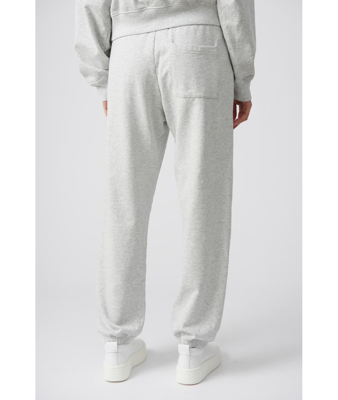 SPORTY AND RICH Серые хлопковые спортивные брюки и шорты, фото 5