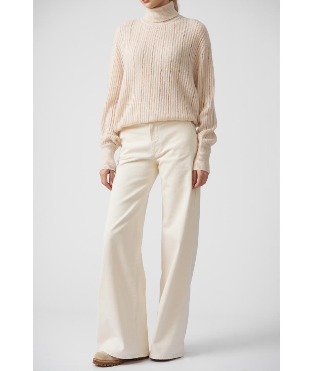 KITON Розовый кашемировый джемпер / свитер, фото 2