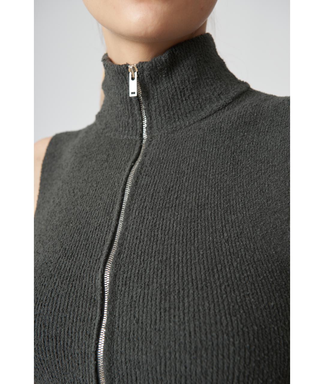 NANUSHKA Серая хлопковая жилетка, фото 5