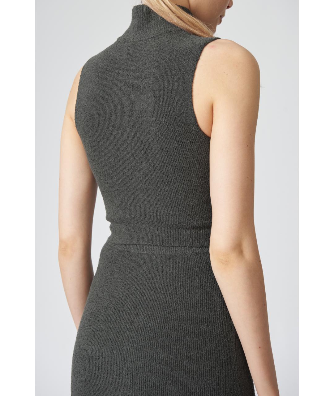 NANUSHKA Серая хлопковая жилетка, фото 6