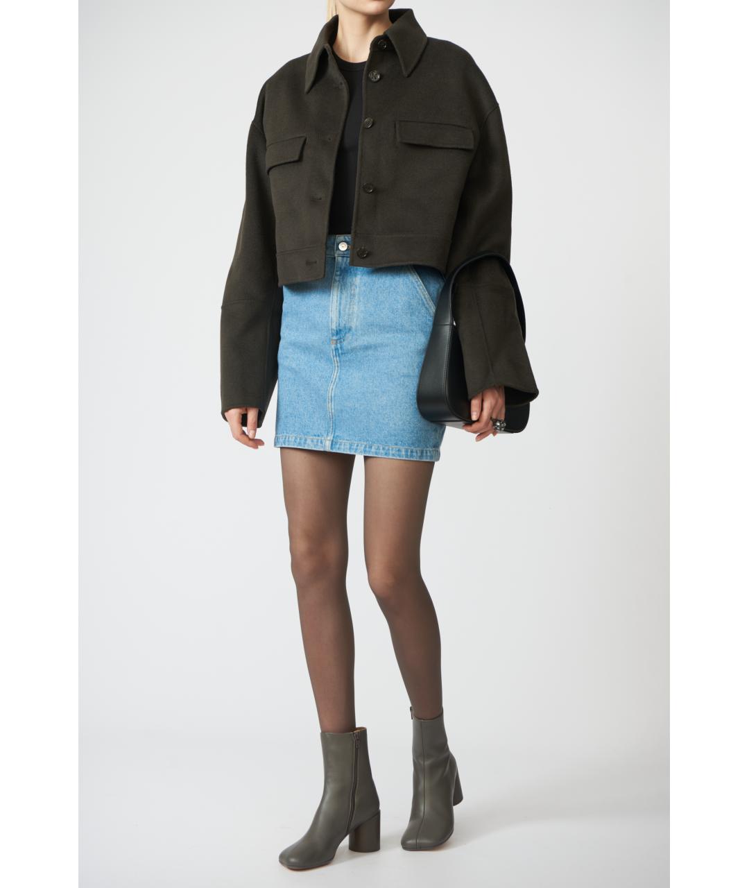 NANUSHKA Серый шерстяной жакет/пиджак, фото 2