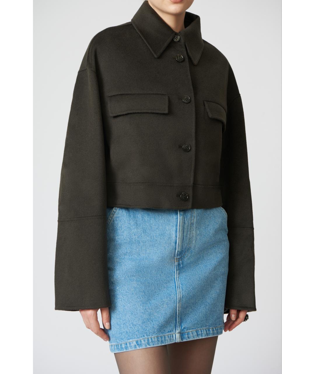 NANUSHKA Серый шерстяной жакет/пиджак, фото 3