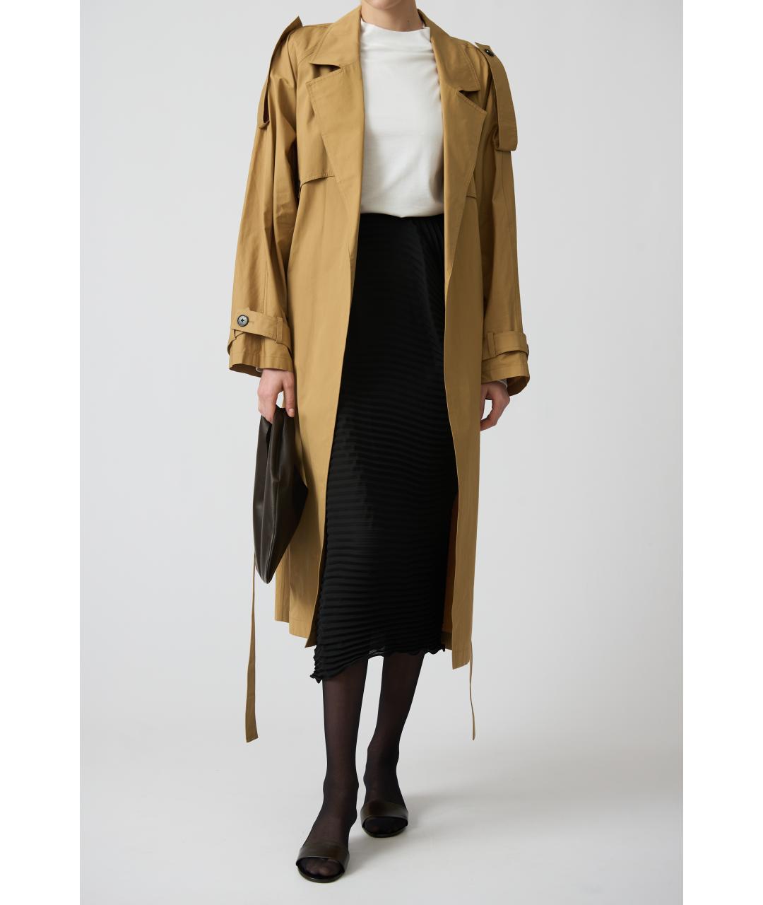 THE ROW Бежевое хлопковое пальто, фото 4