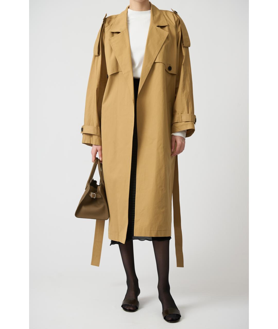 THE ROW Бежевое хлопковое пальто, фото 2