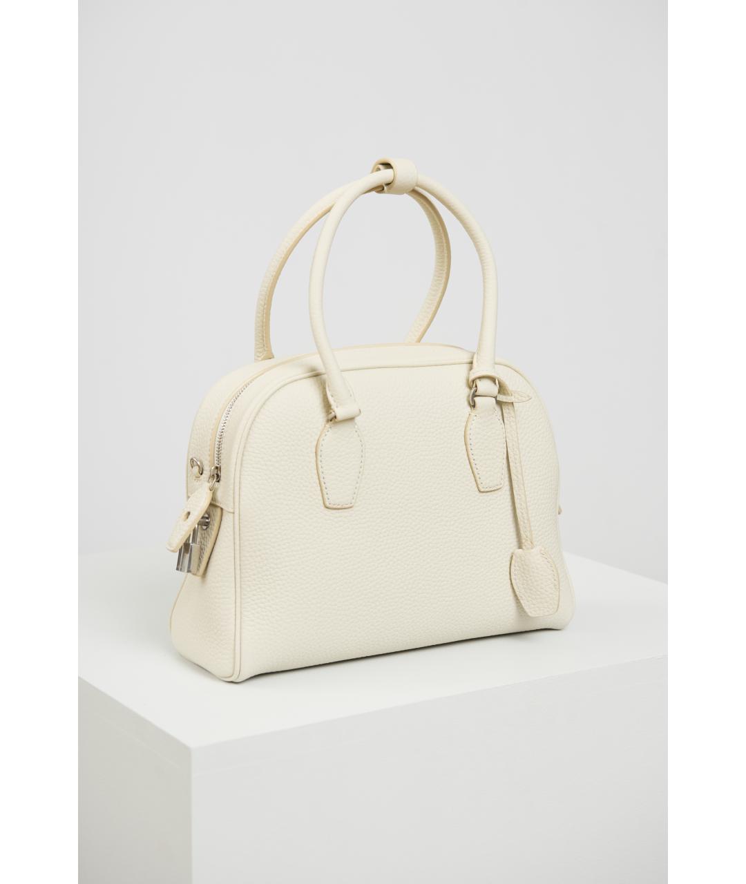 THE ROW Белая кожаная сумка через плечо, фото 8