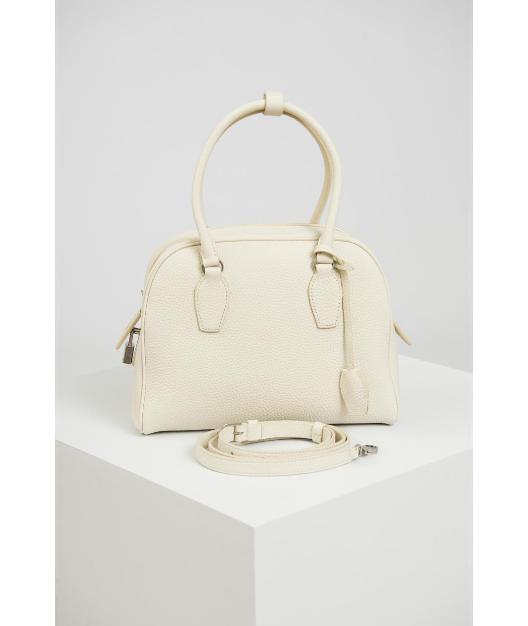 THE ROW Белая кожаная сумка через плечо, фото 6