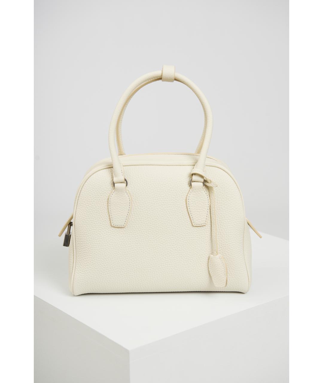 THE ROW Белая кожаная сумка через плечо, фото 2