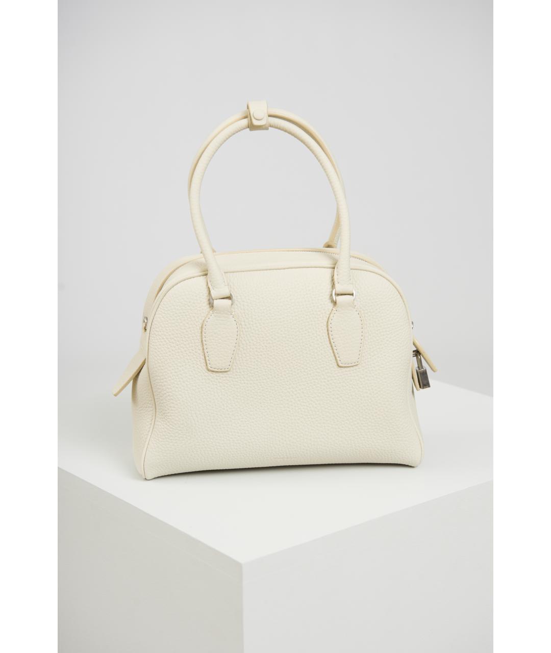 THE ROW Белая кожаная сумка через плечо, фото 4