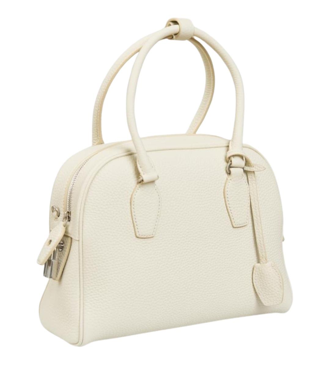 THE ROW Белая кожаная сумка через плечо, фото 1