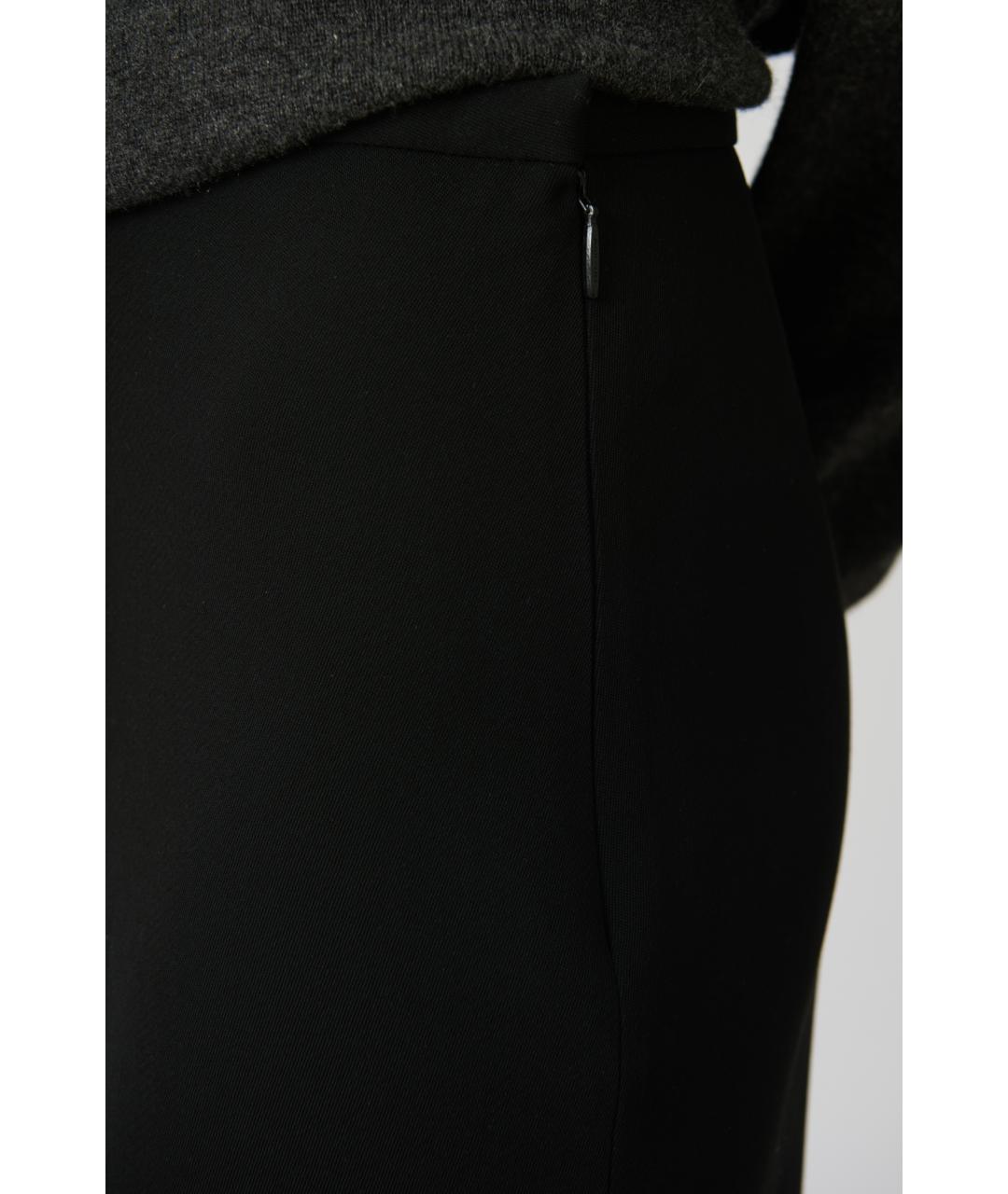 THE ROW Черная шерстяная юбка миди, фото 3