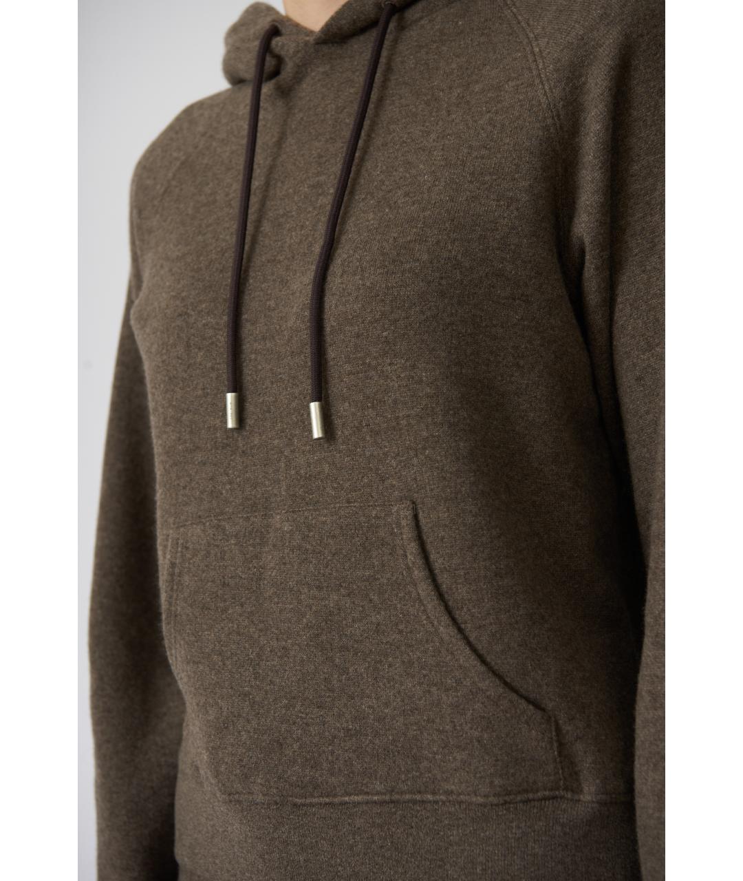 THE ROW Коричневый кашемировый джемпер / свитер, фото 4