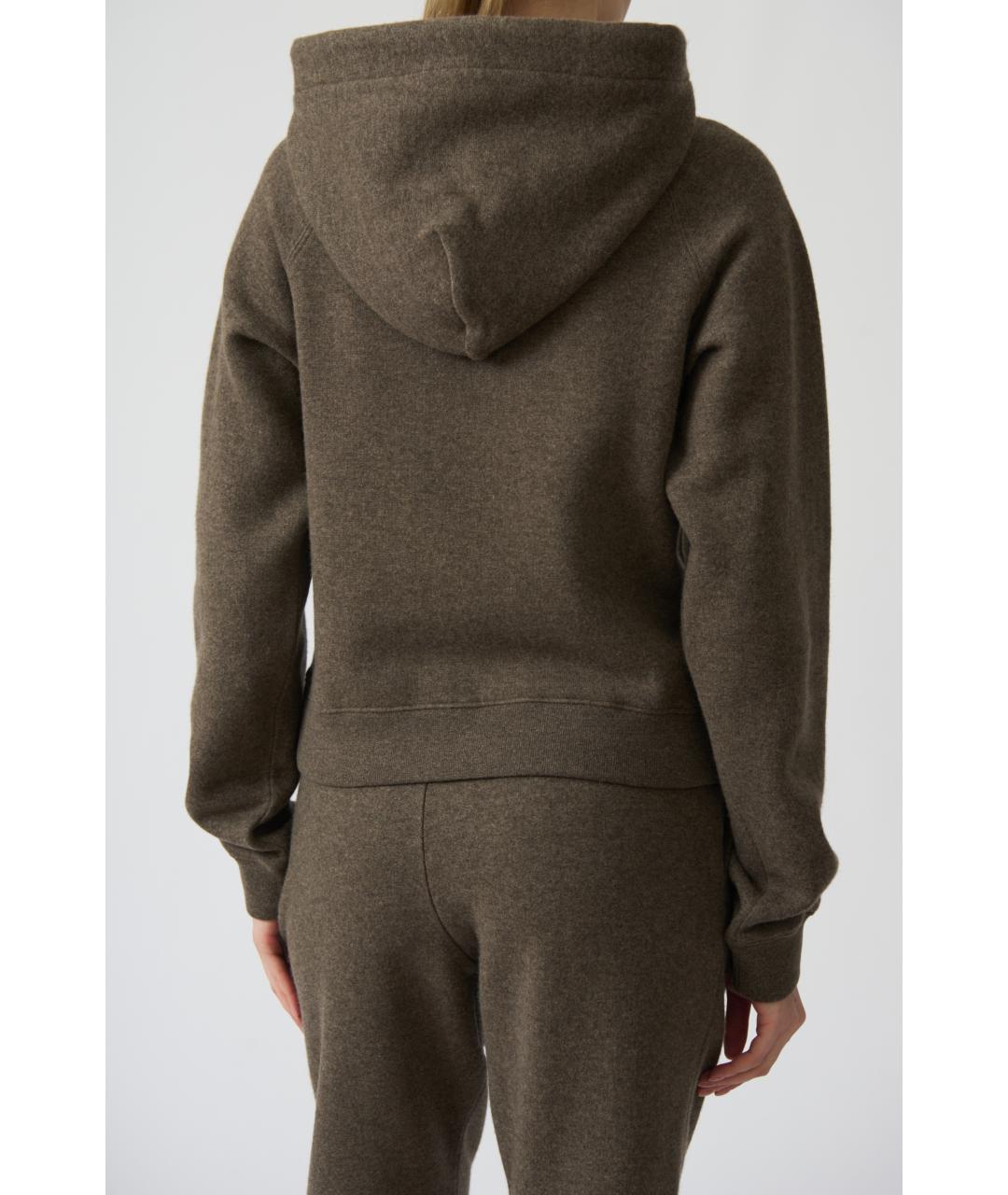 THE ROW Коричневый кашемировый джемпер / свитер, фото 5