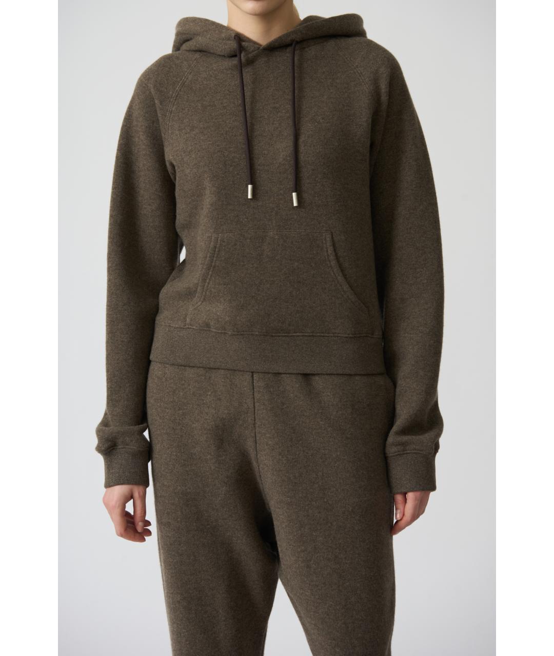 THE ROW Коричневый кашемировый джемпер / свитер, фото 3