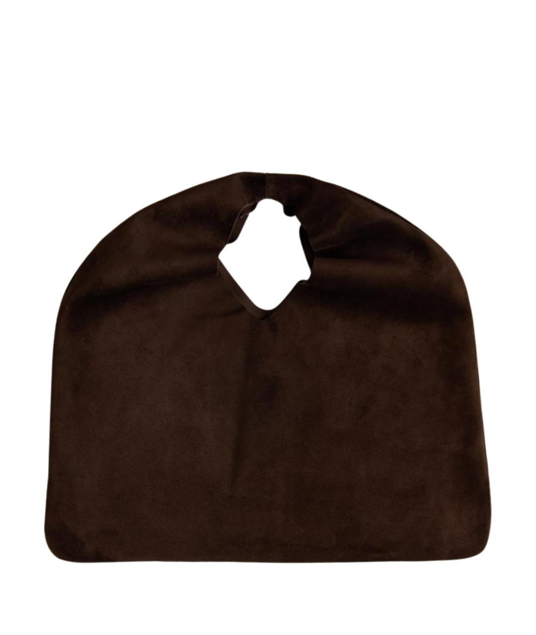 THE ROW Коричневая замшевая сумка через плечо, фото 1