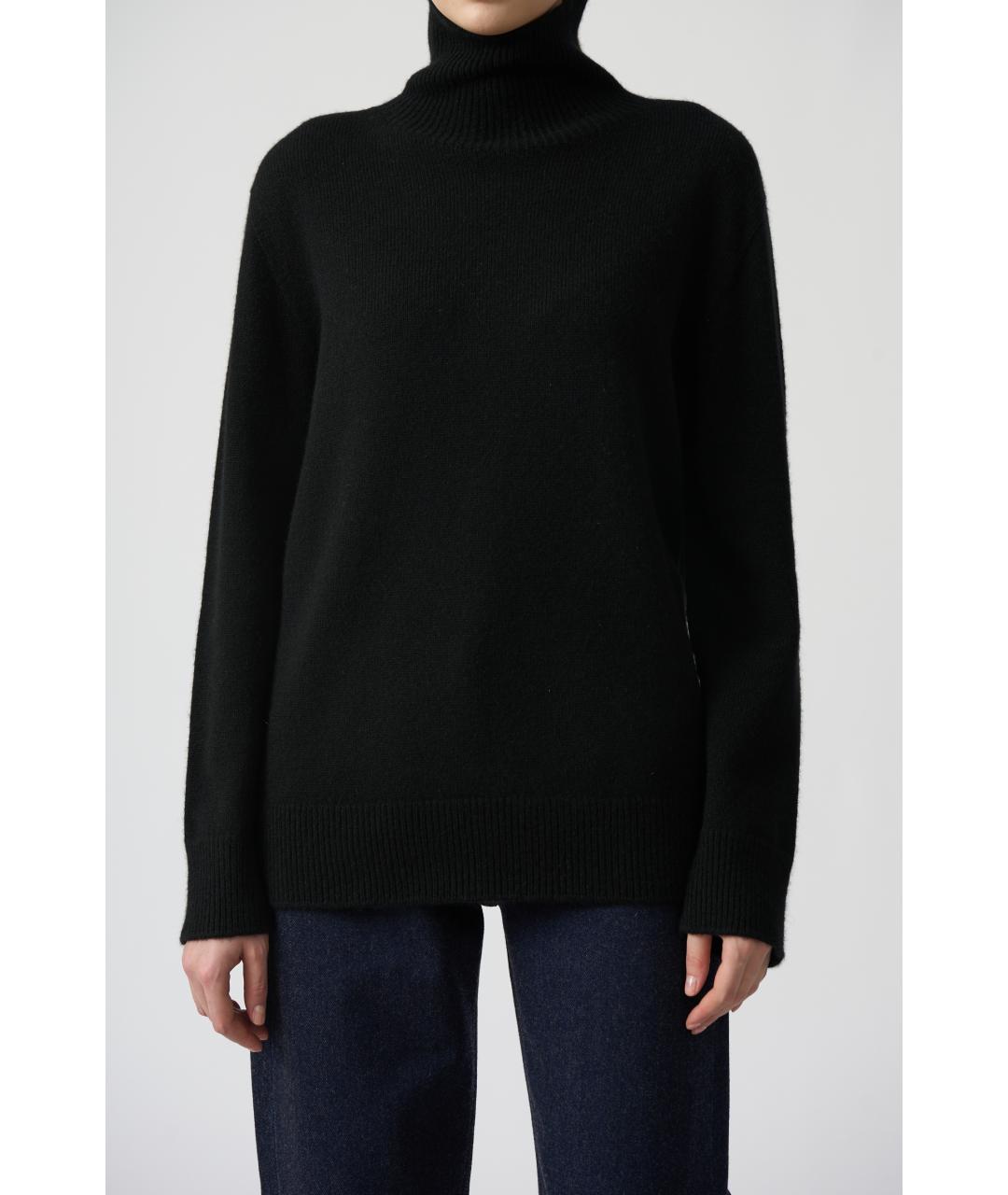 THE ROW Черный кашемировый джемпер / свитер, фото 2
