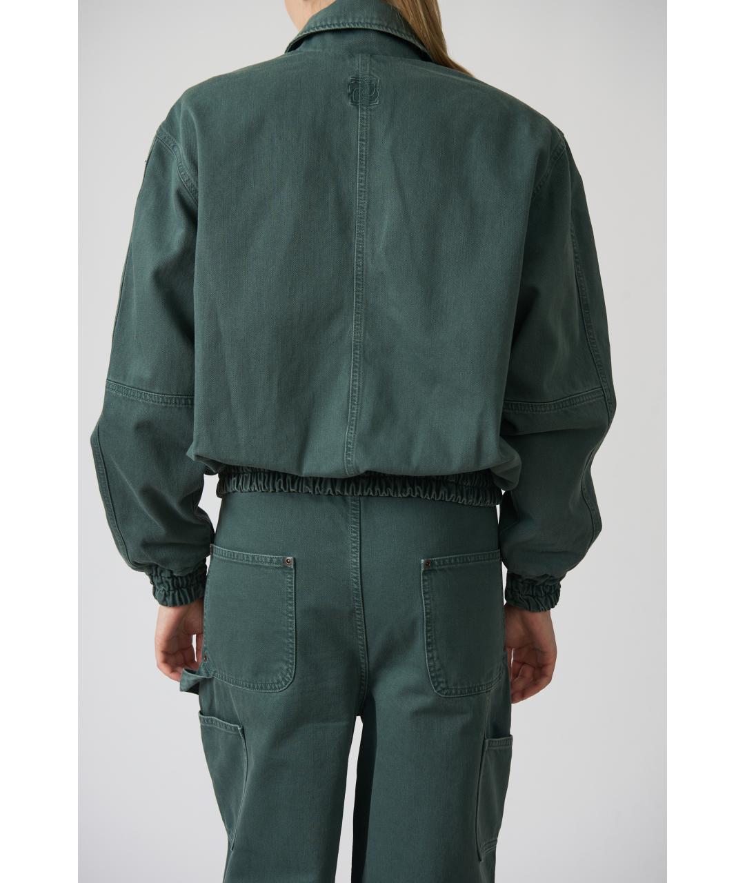 MAGDA BUTRYM Зеленая хлопковая куртка, фото 6