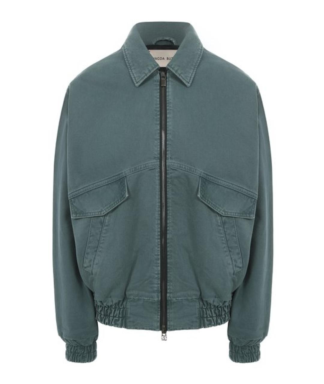 MAGDA BUTRYM Зеленая хлопковая куртка, фото 1