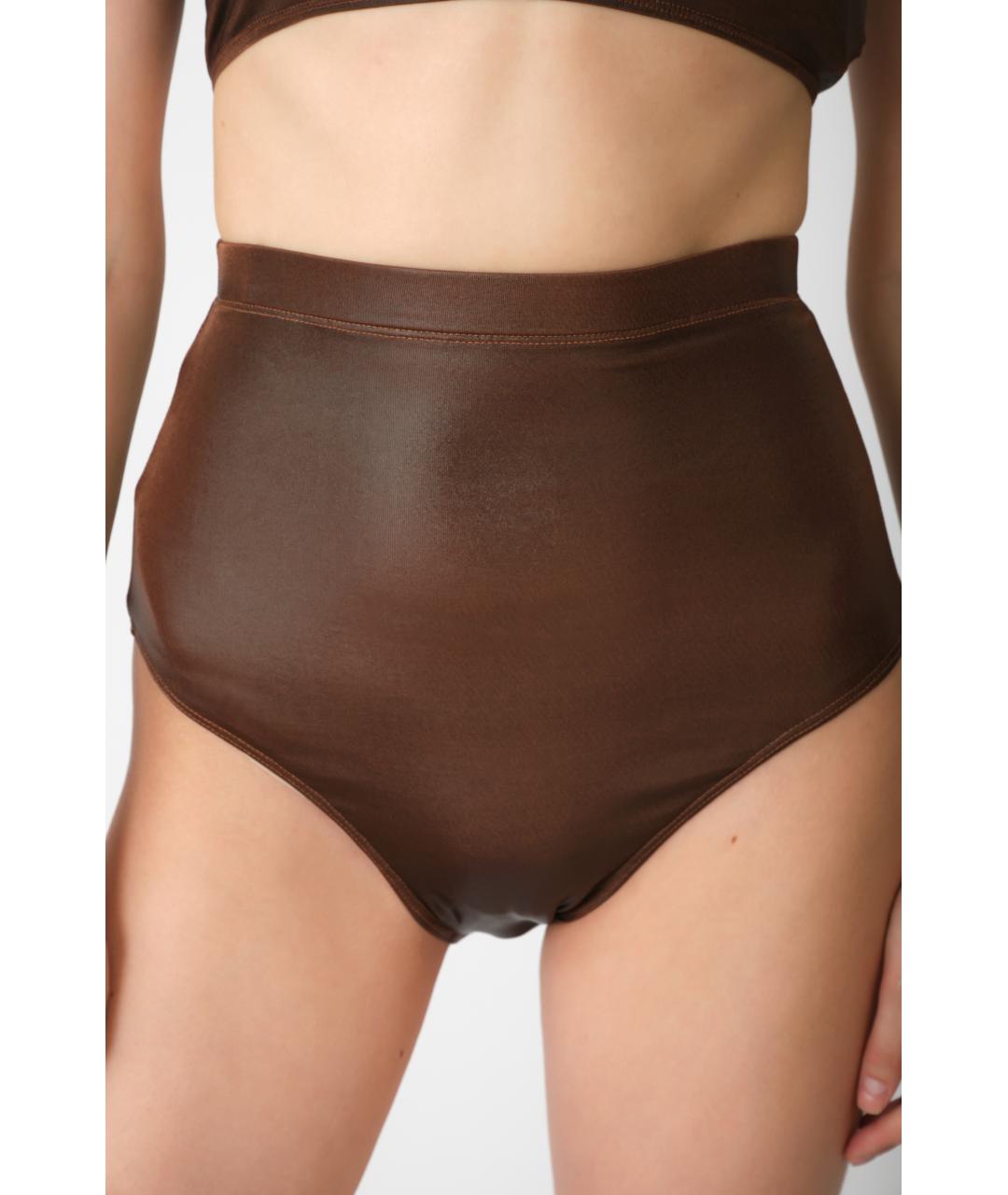 RICK OWENS Коричневые трусы, фото 5