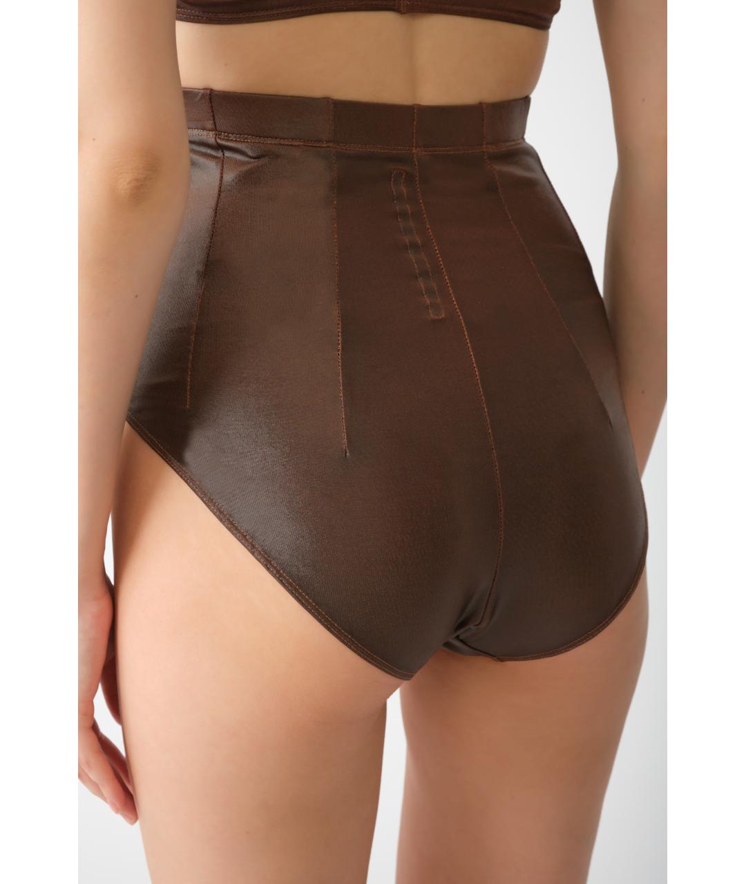 RICK OWENS Коричневые трусы, фото 3