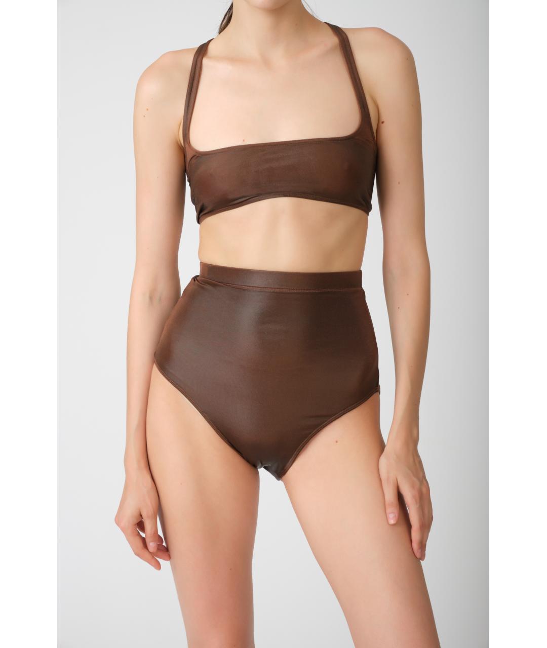 RICK OWENS Коричневые трусы, фото 4