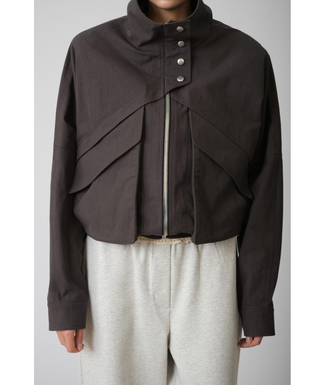 MAGDA BUTRYM Серая хлопковая куртка, фото 4