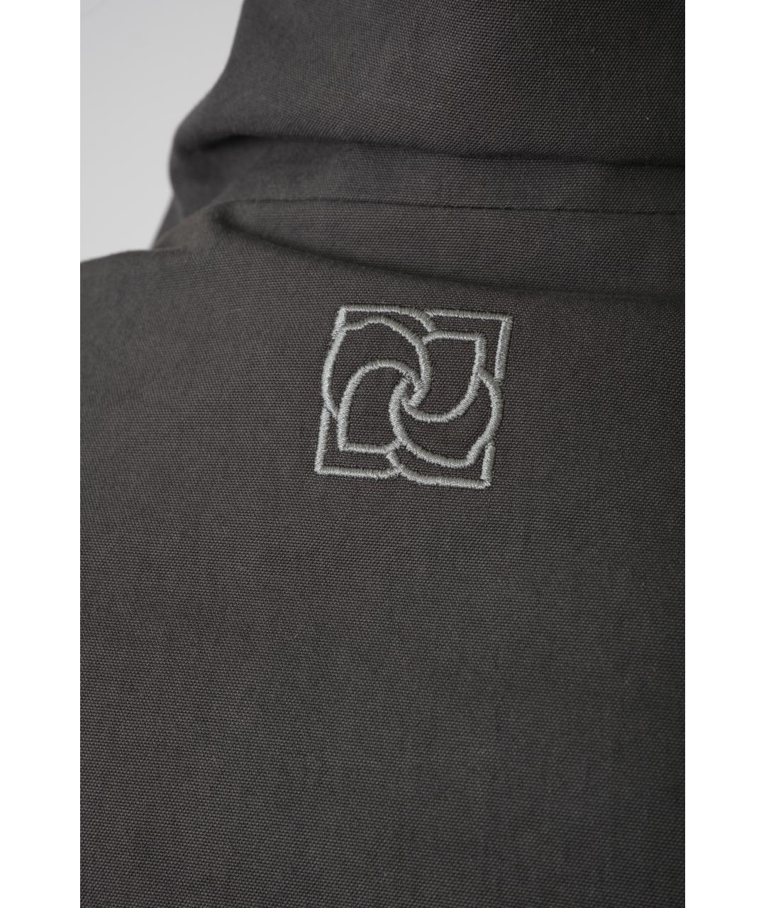 MAGDA BUTRYM Серая хлопковая куртка, фото 7