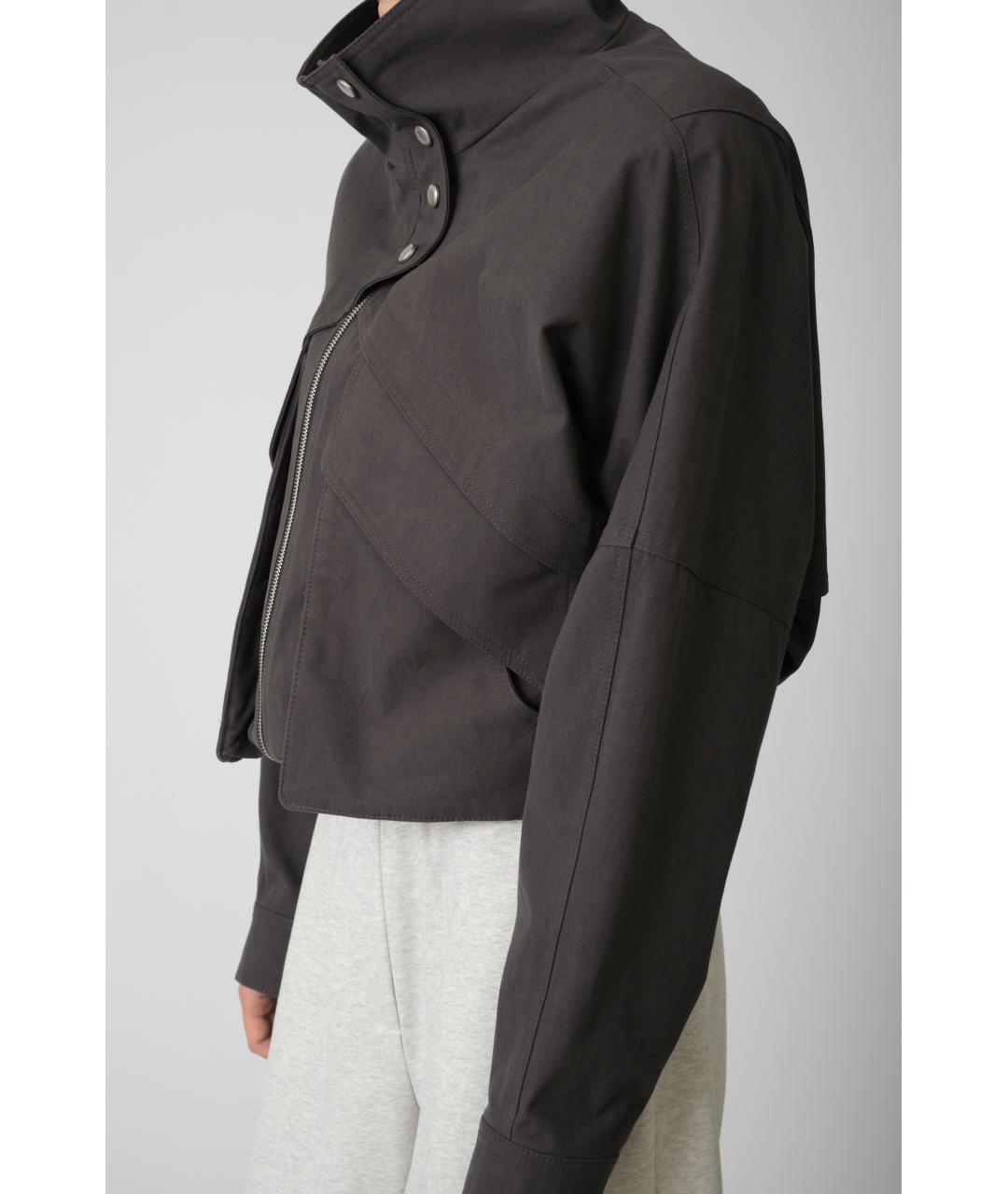 MAGDA BUTRYM Серая хлопковая куртка, фото 5