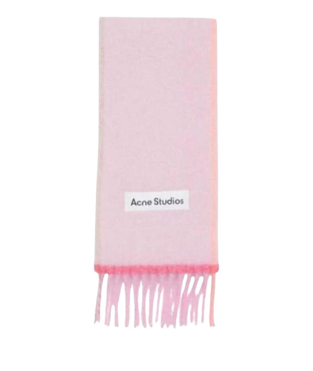 ACNE STUDIOS Розовый шарф, фото 1