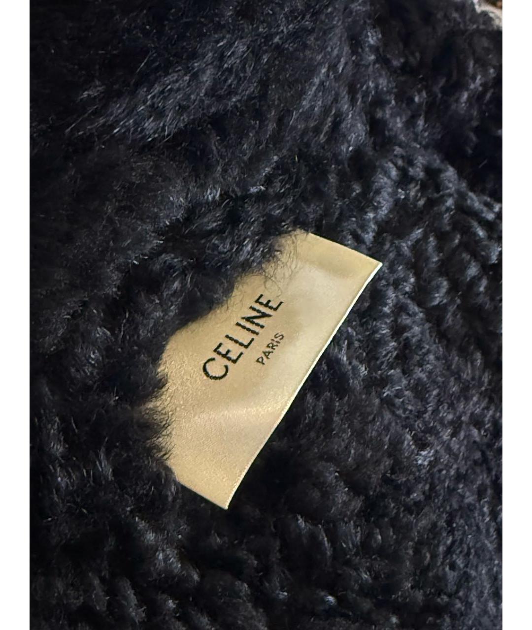 CELINE Черная кожаная дубленка, фото 7