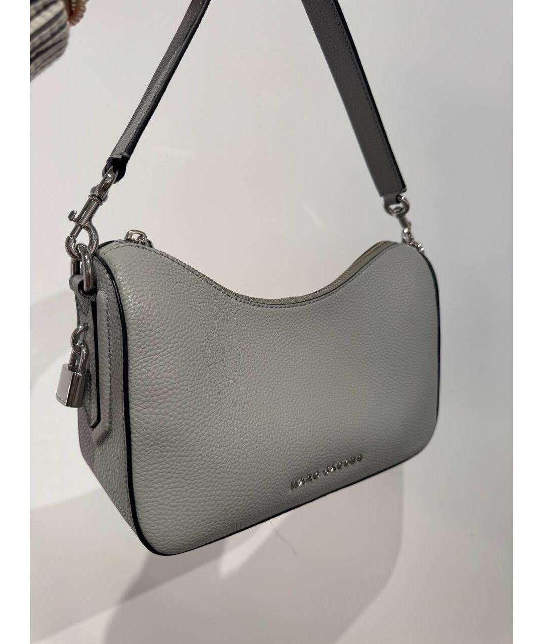 MARC JACOBS Серая кожаная сумка через плечо, фото 2