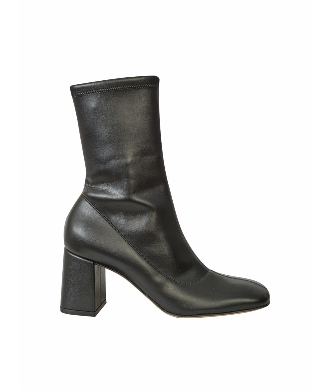 GIANVITO ROSSI Черные кожаные сапоги, фото 1