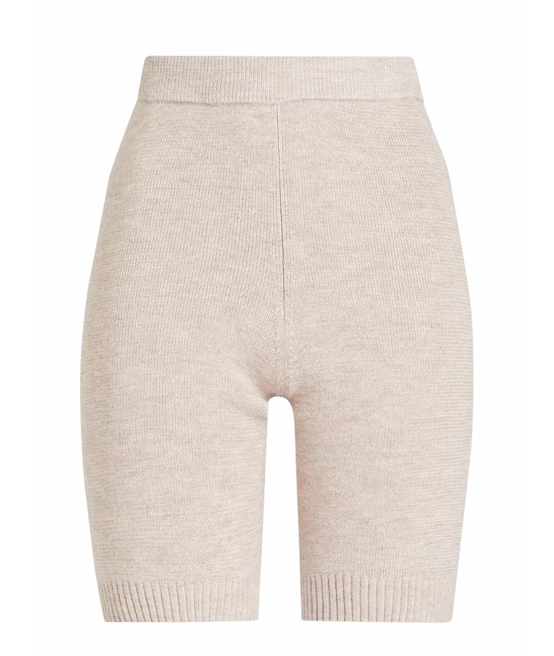 MAGDA BUTRYM Бежевые шерстяные шорты, фото 1