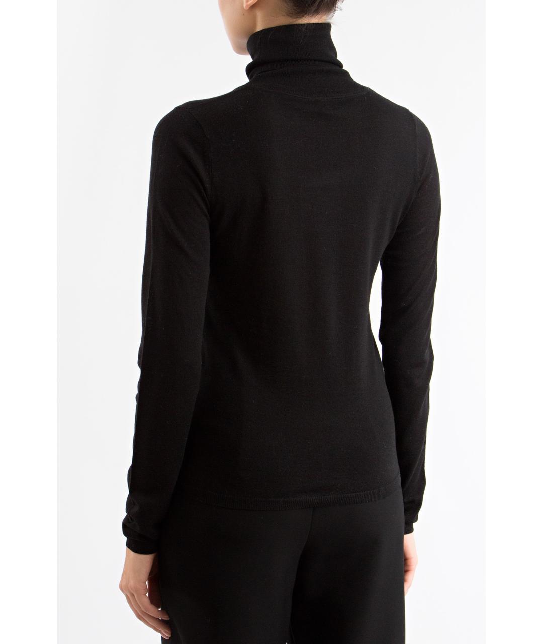 TOTEME Черная шерстяная водолазка, фото 4