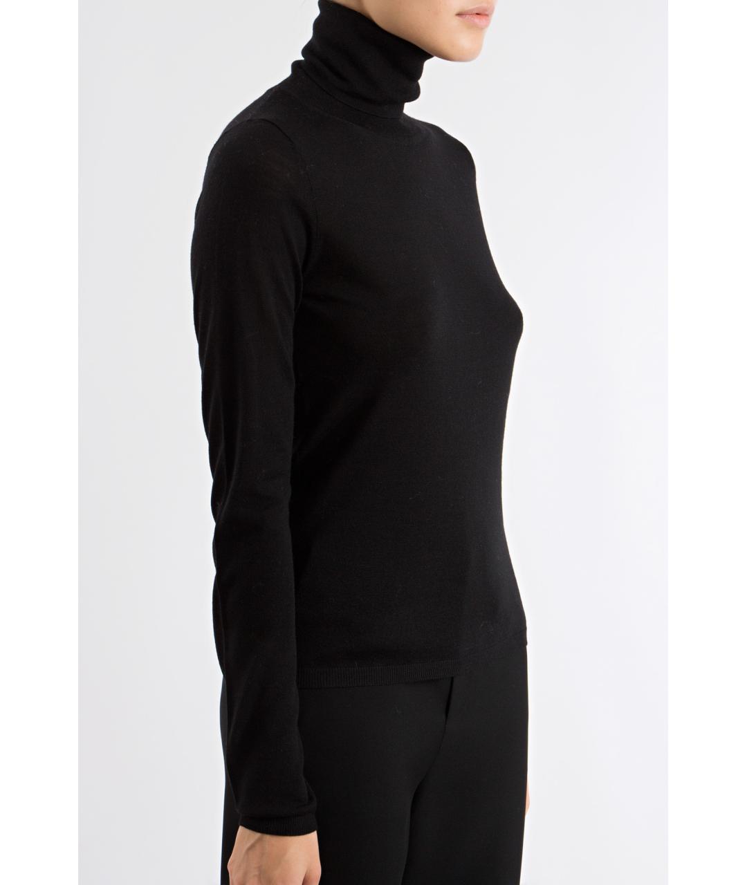 TOTEME Черная шерстяная водолазка, фото 3