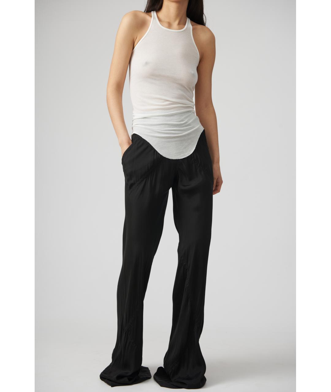 RICK OWENS Белая вискозная майка, фото 2