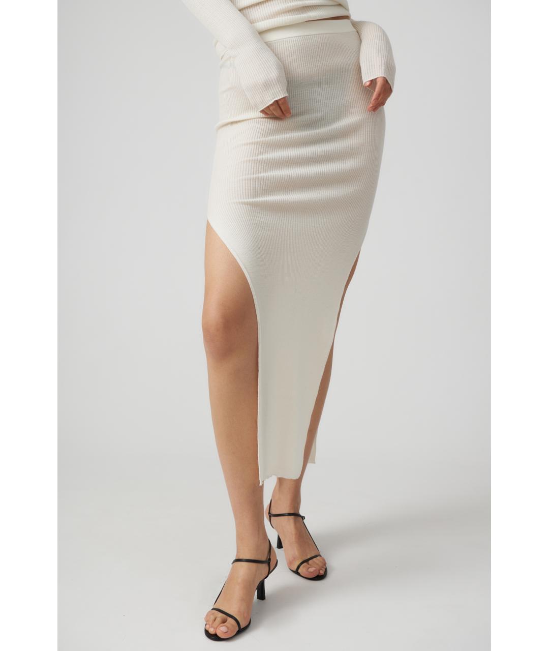 RICK OWENS Шерстяная юбка миди, фото 5