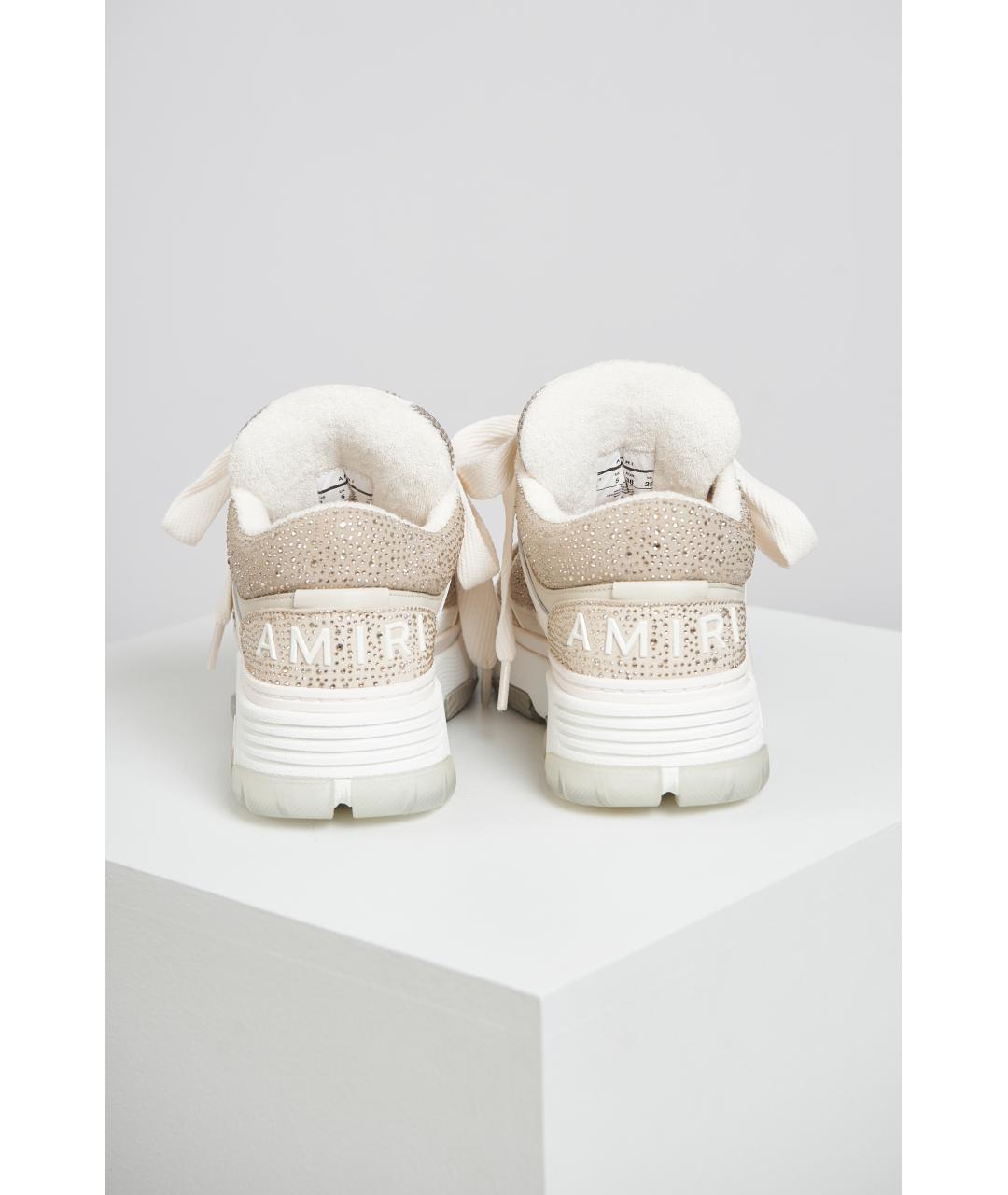 AMIRI Белые кроссовки, фото 4