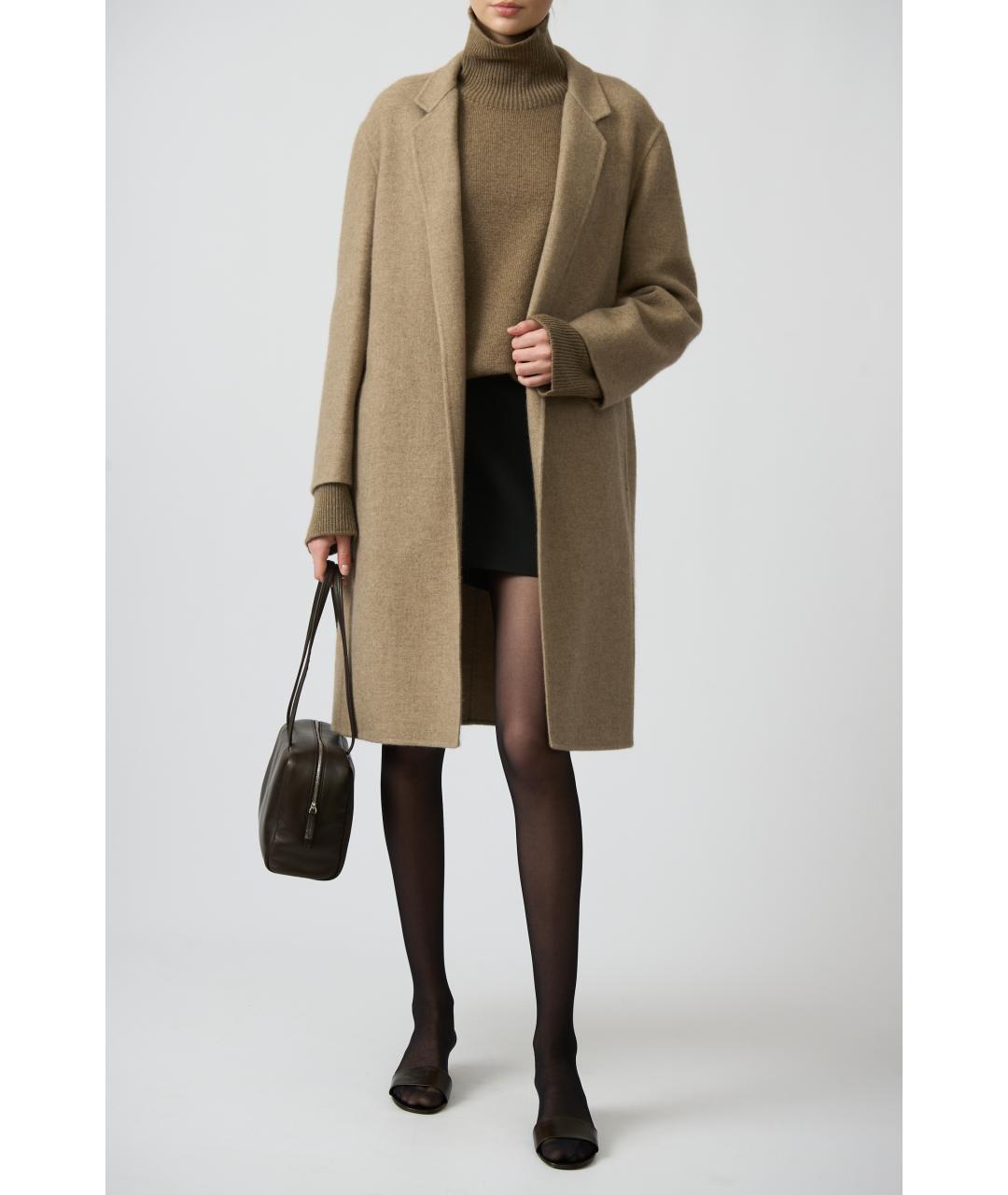 THE ROW Коричневая кожаная сумка через плечо, фото 5