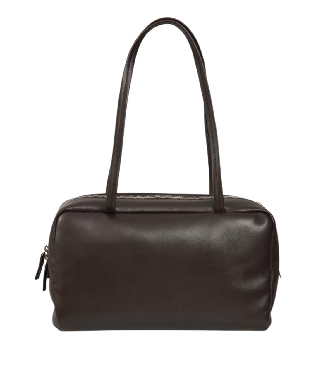 THE ROW Коричневая кожаная сумка через плечо, фото 1