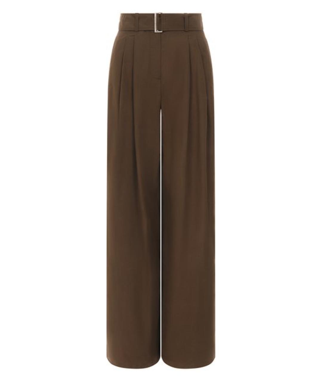 MAGDA BUTRYM Коричневые прямые брюки, фото 1