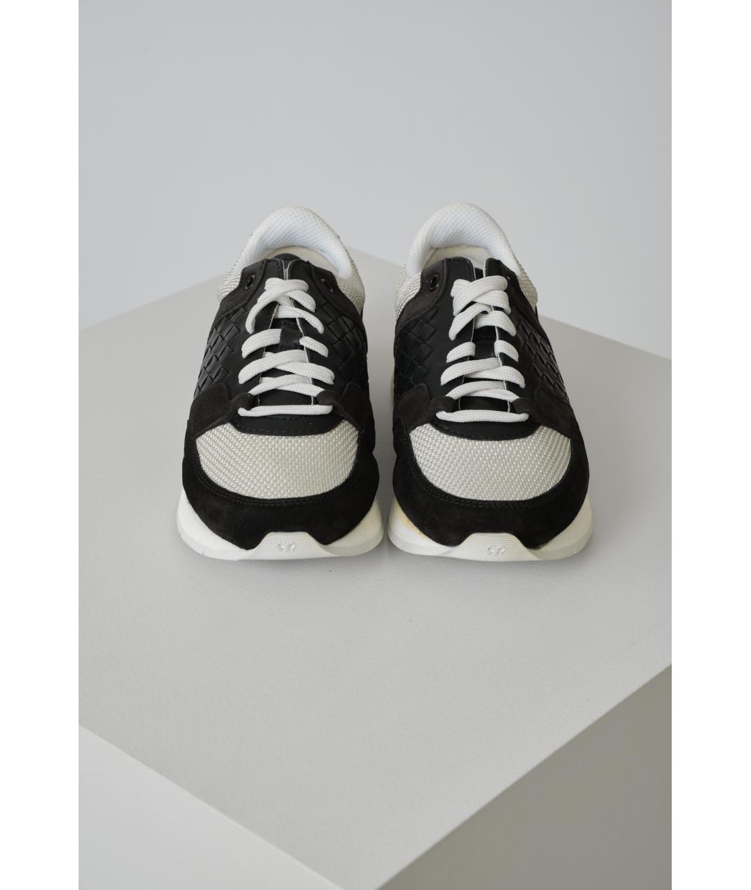 BOTTEGA VENETA Мульти кожаные кроссовки, фото 4