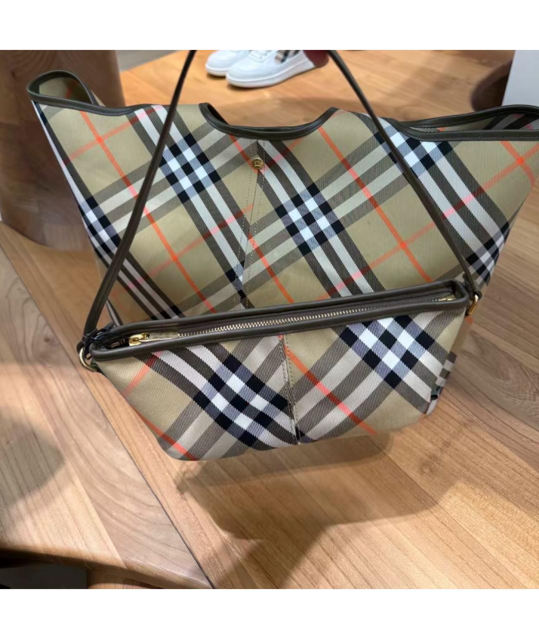 BURBERRY Коричневая сумка через плечо, фото 6
